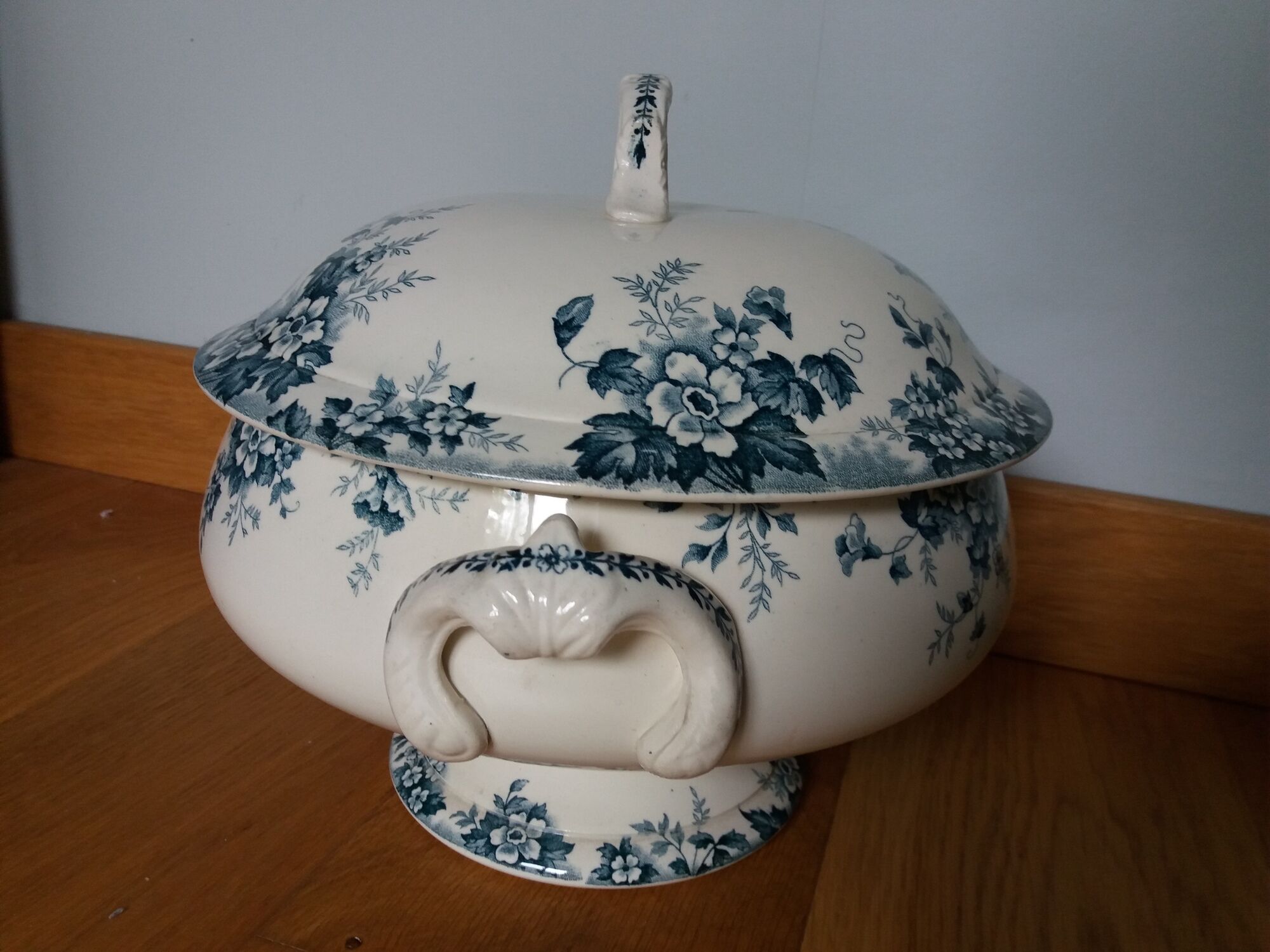 Soupière Saint Amand et Hamage en terre de Fer modèle Marie-Louise