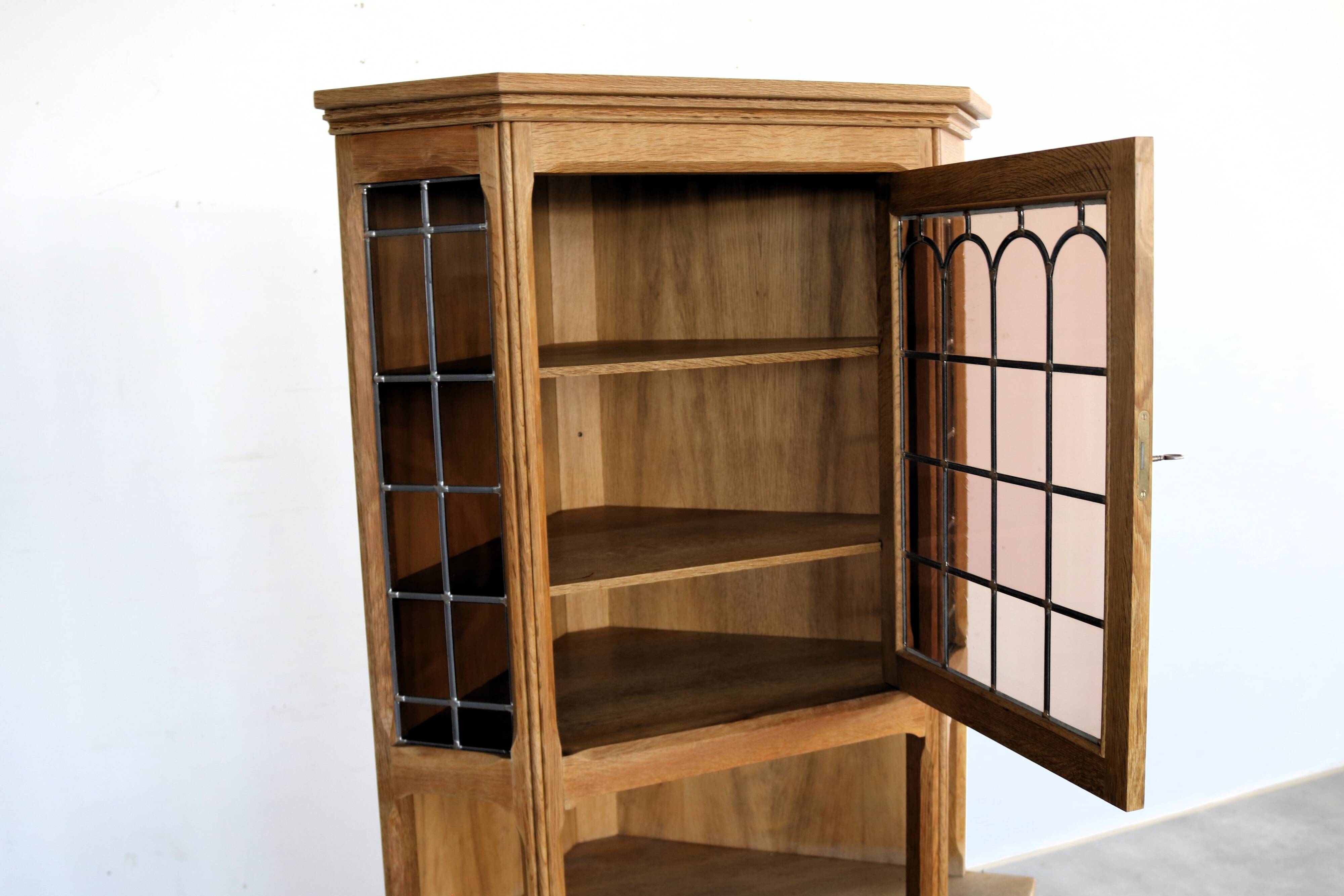 Brutalist display cabinet | corner cabinet | 1960s | Danish