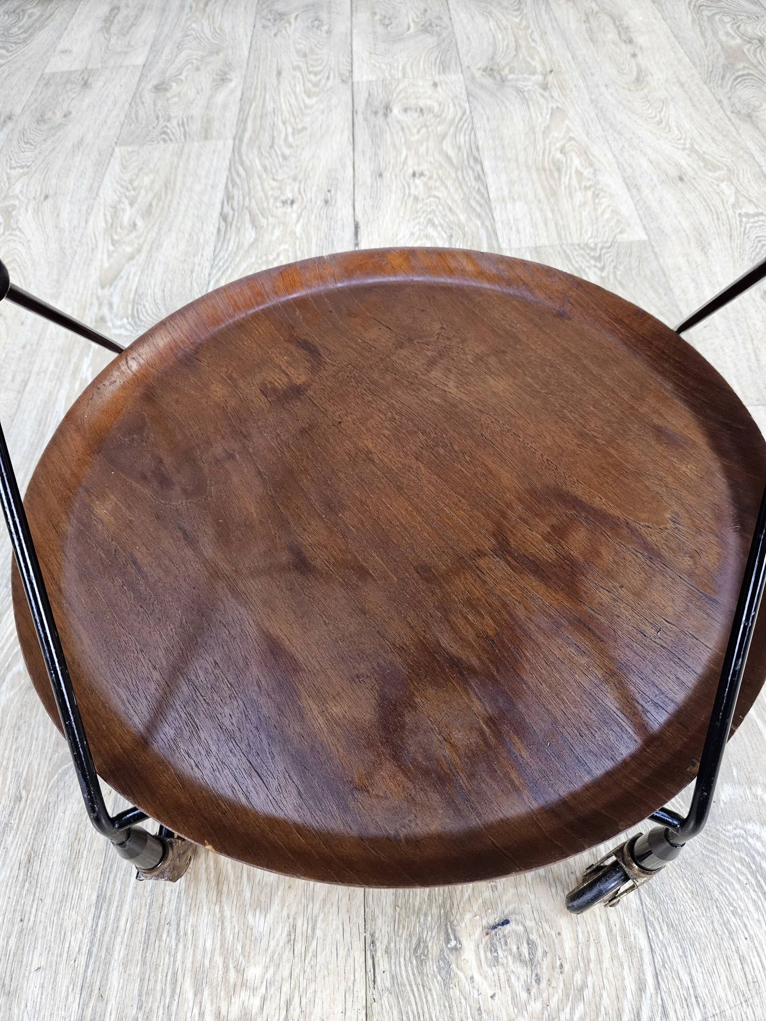 Bar cart, åry fanérprodukter, nybro, teak, sweden, 1960s