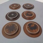 Ruska Plates by Ulla Procope for Arabia, Set of 6, Finland, 1960s, Set of 6