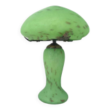 Lampe champignon art déco pâte de verre