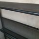 Desk shelves metal black vintage 80s