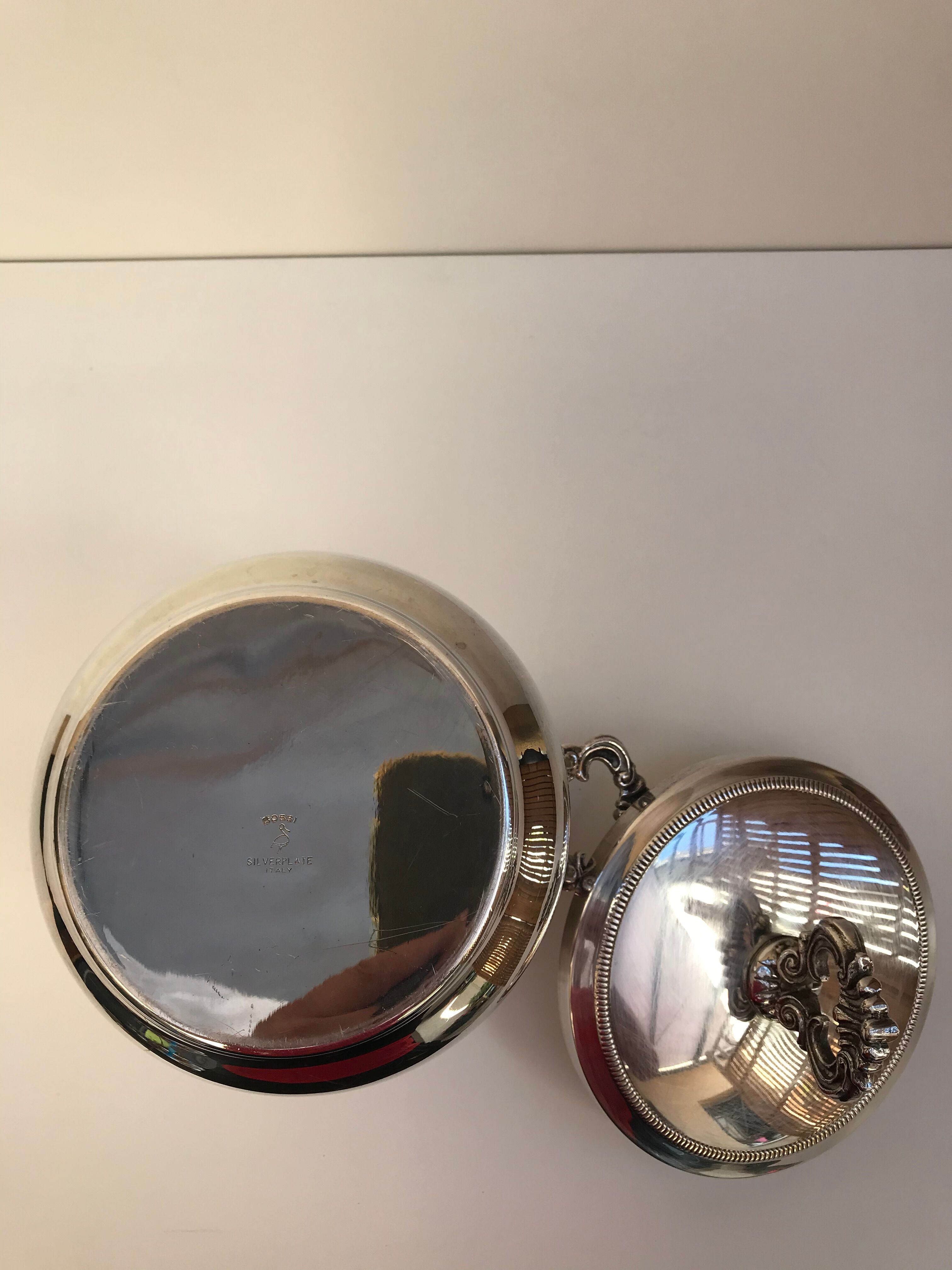 Bossi silver ice bucket