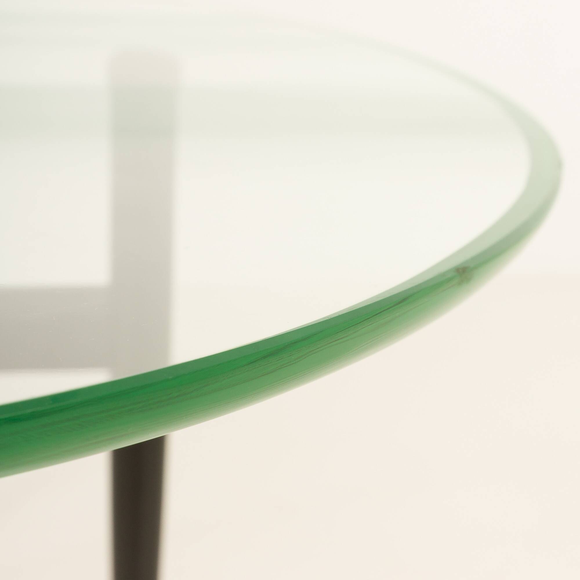 Italian mid century  glass coffee table 1950s
