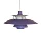 Lampe à suspension, design danois, années 1970, production : Louis Poulsen