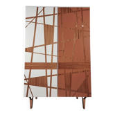 Vintage Wardrobe in Beech, 1970s