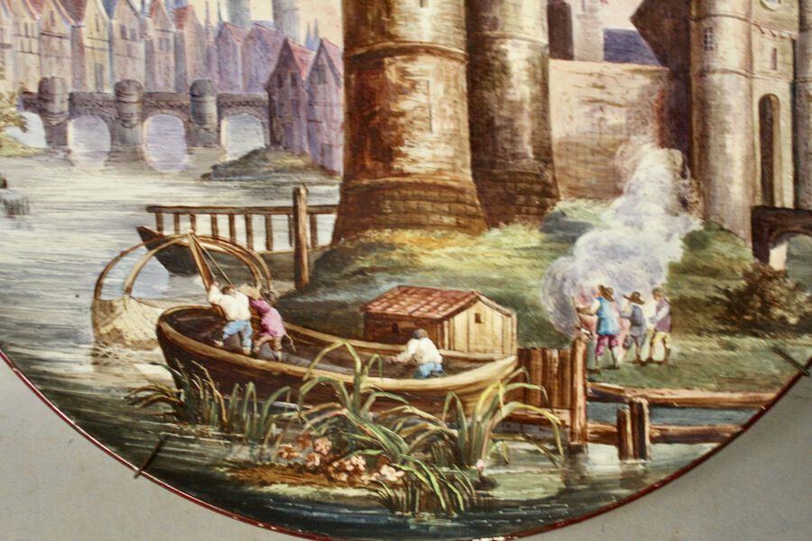 Plat En Faïence Creil Et Montereau