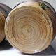 Pair of vintage 80s-90s Japanese-style stoneware pots, studio pottery, handcrafted and signed