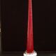Silver metal desk candlestick