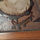 Gangso Scandinavian coffee table with Poul H. Poulsen Ceramic tiles