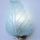 Set of 2 Wall Light Blu colour Murano Glass Leave by Barovier e Toso, 1950s