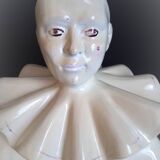Resin night light with the character of Pierrot, h - 37 cm., 1950s