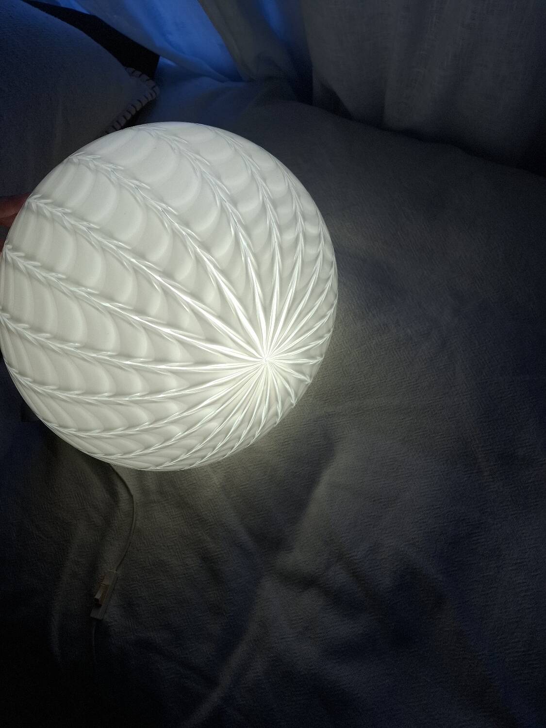 Vintage 70'S pendant light by Fabbian for Mazzega, Italy