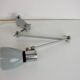 Lampe industrielle ajustable, 1950, Tchécoslovaquie