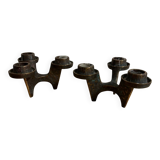 Brutalist candle holders