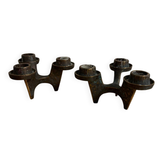 Brutalist candle holders