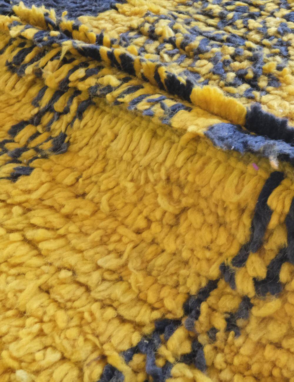 Tapis Jaune Boujad - 297 x 200 cm