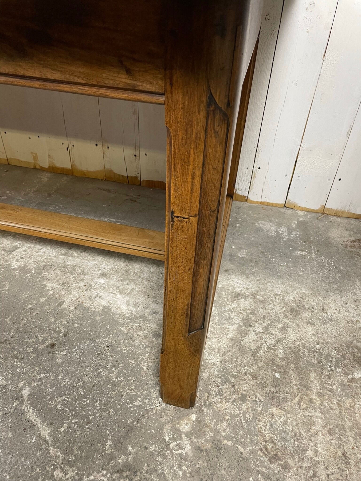 Walnut farmhouse table