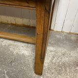 Walnut farmhouse table