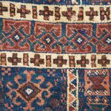 Tapis ancien noué main numéroté