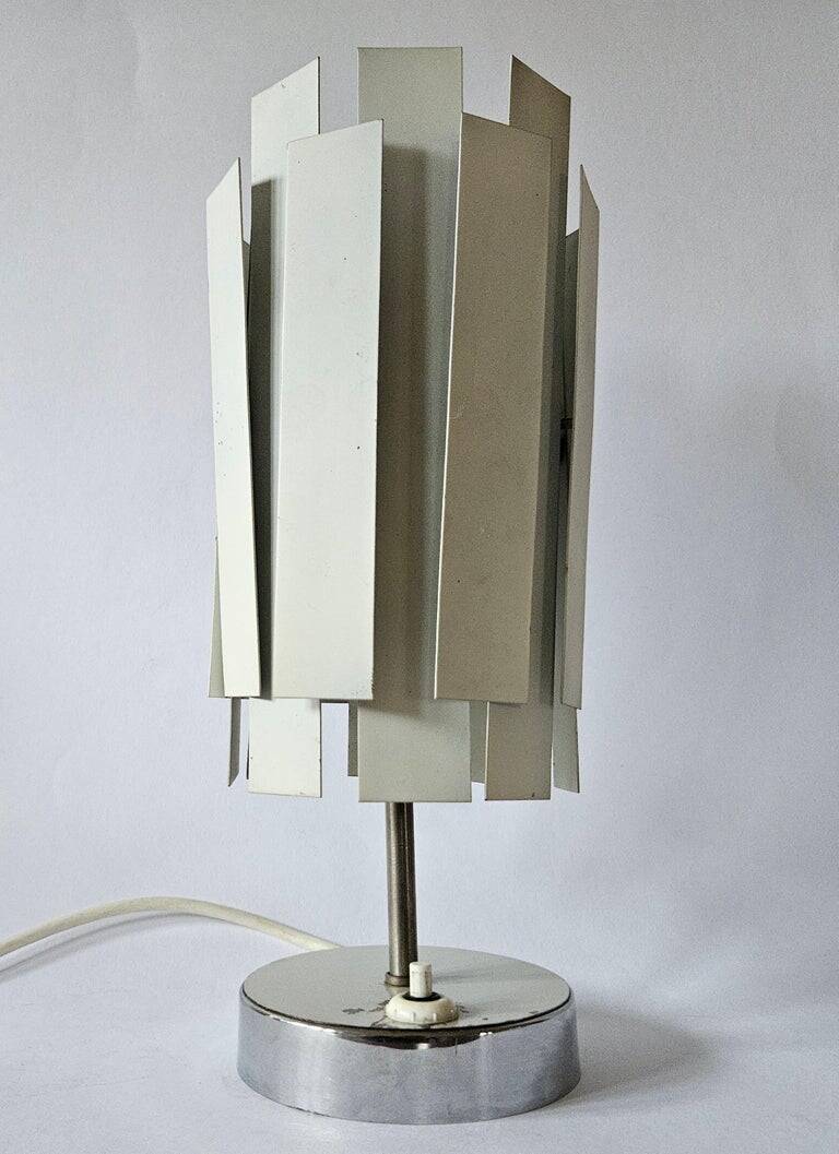 Very rare mid-century table lamp in the style of Max Sauze, France, 1970s
