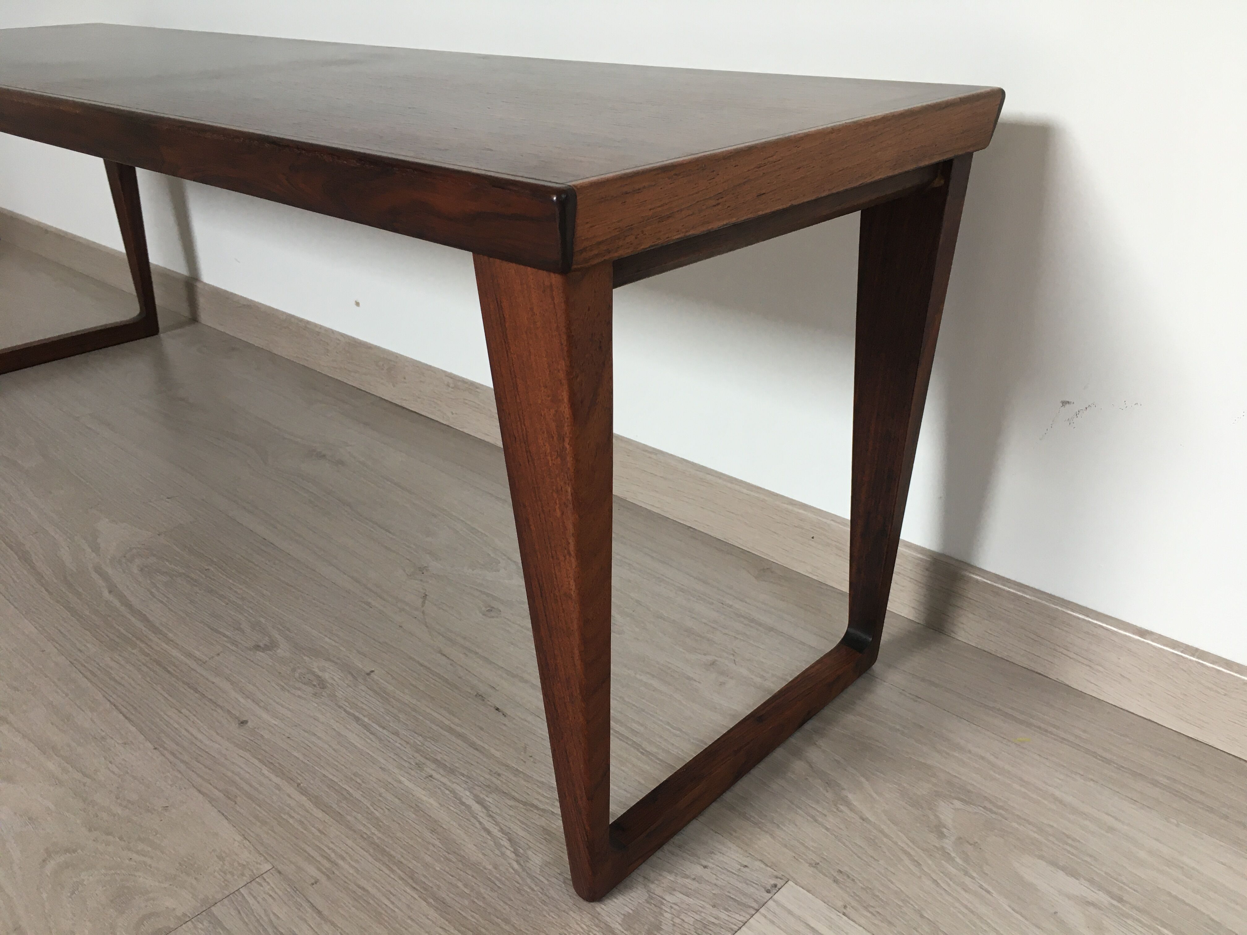 Banc scandinave de Aksel Kjersgaard en palissandre années 60