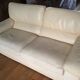 Pair of grained leather sofas Duvivier iconic model Maillol 1990
