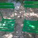 Pair of folding garden chairs