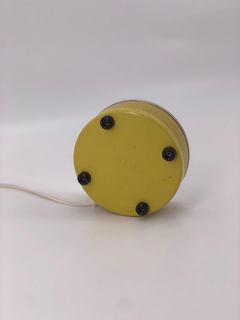 Night light in yellow perforated
