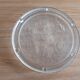 Coaster glass press decorated with roses