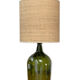 Lampe dame jeanne et rabane