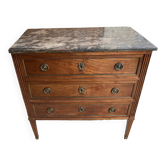Marble top chest of drawers