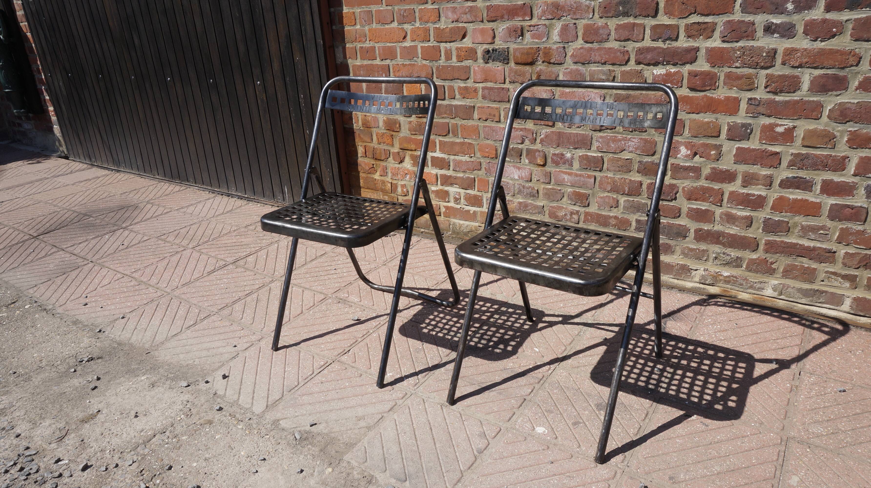 Set of 2 chairs folding
