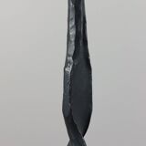 Vintage Mid Century brutalist handforged candleholder