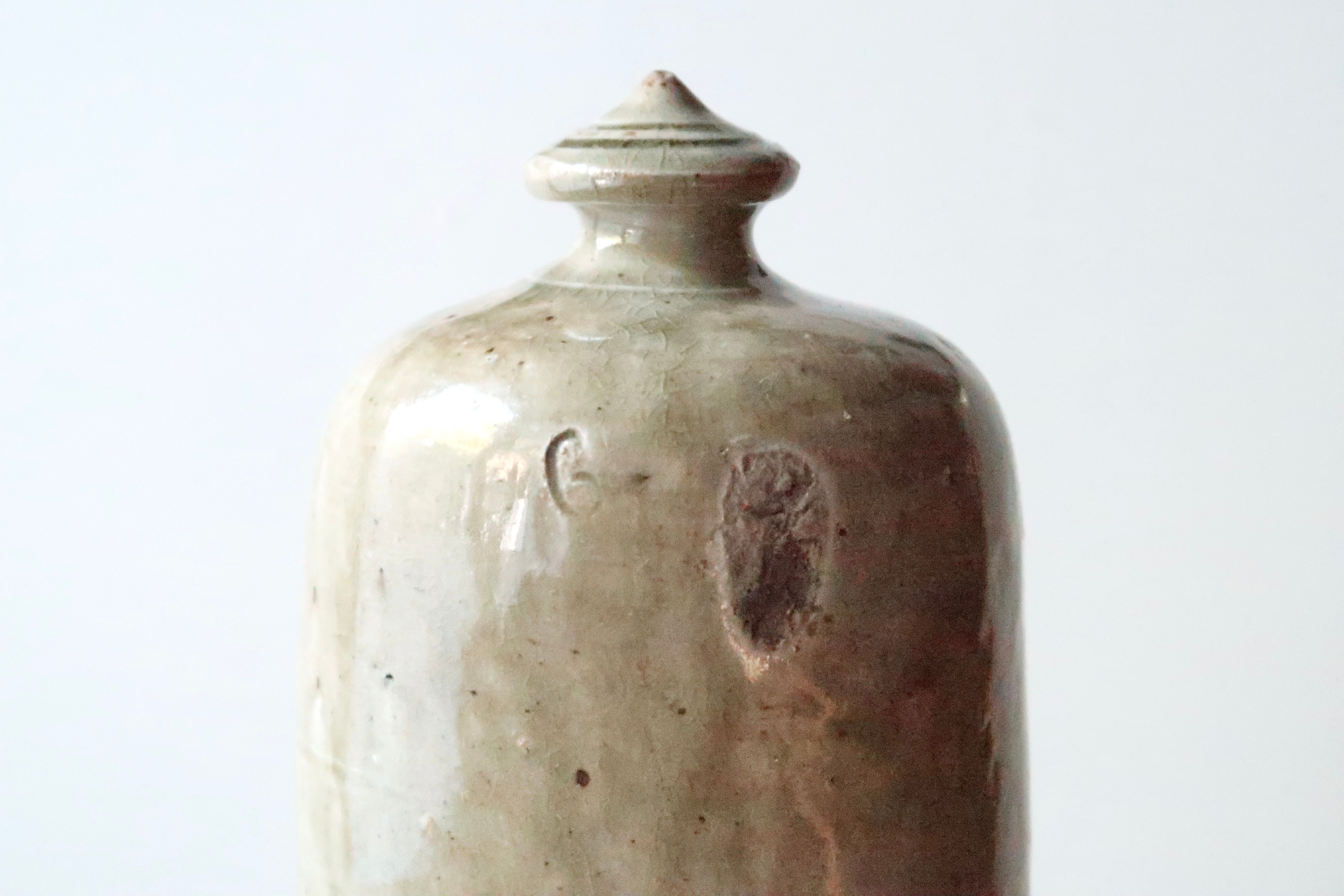 Sandstone bottle, La Borne, 50s