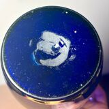 Vase Legras Cobalt gold painting