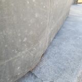 Ancient zinc bathtub 1900 -1m40