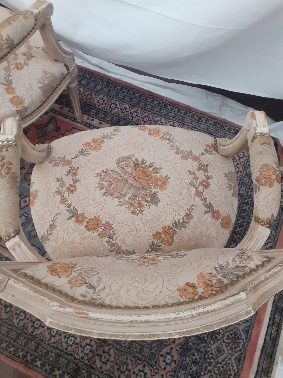 Lot of Louis XVI style armchairs