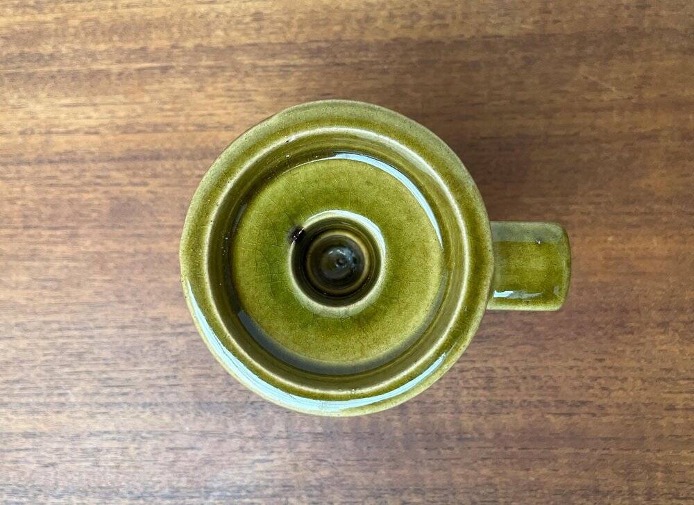 Mid-century West German pottery candlestick WGP by Cari Zalloni for Steuler, 1960s.