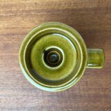 Mid-century West German pottery candlestick WGP by Cari Zalloni for Steuler, 1960s.