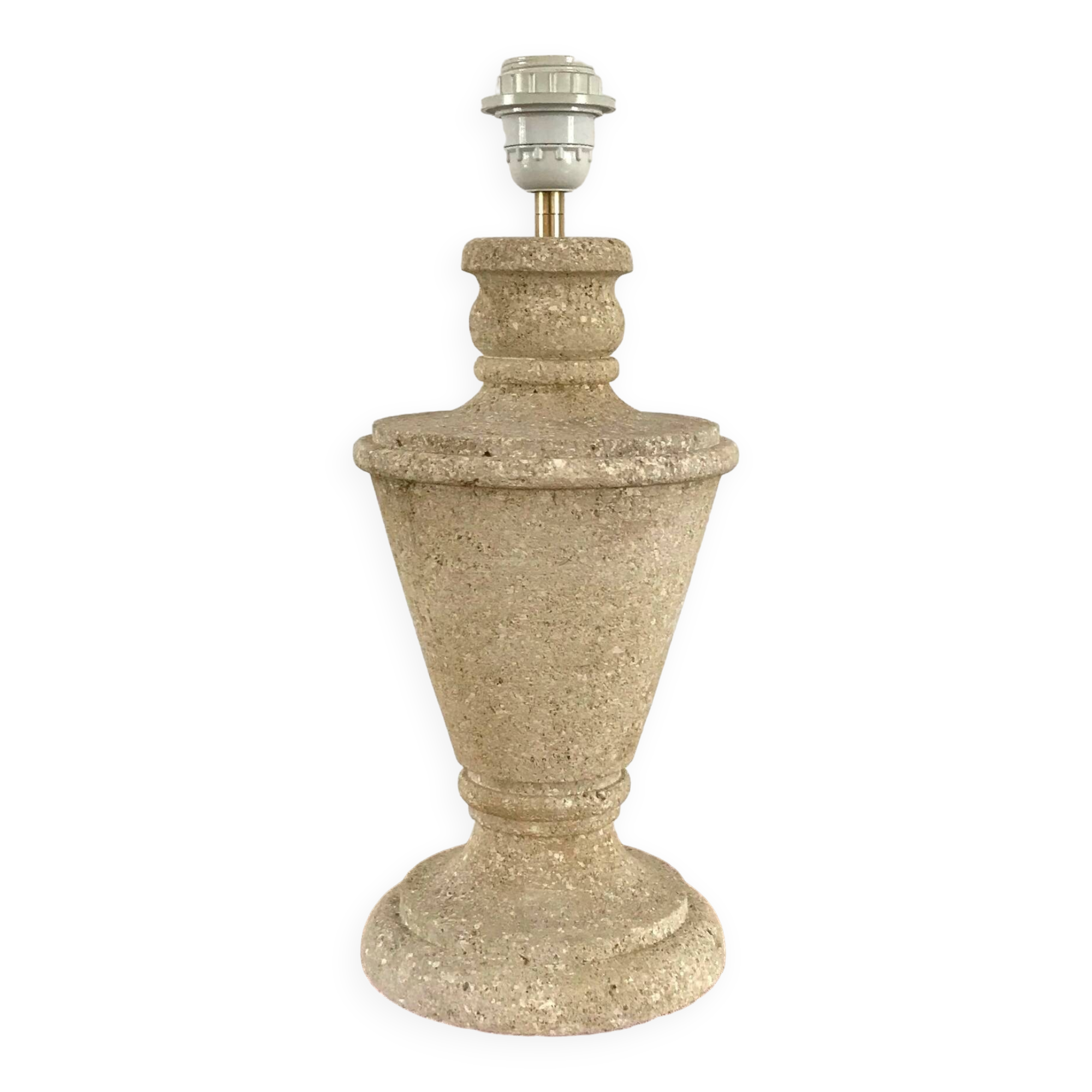 Vintage stone lamp from the 70s