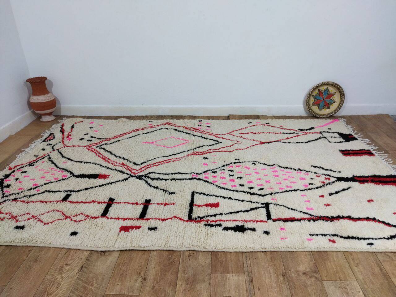 Handmade Moroccan Berber rug 310 X 194 CM