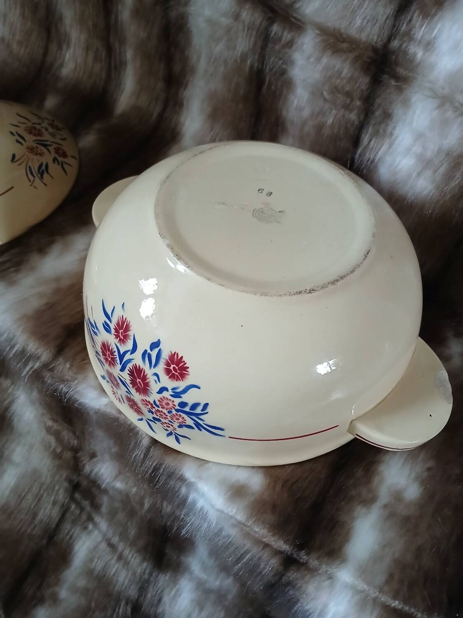 Soupière ancienne "Francine " de Badonviller