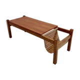 Coffee table with magazine rack