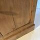 Bedside table or small storage unit in natural wood – country style