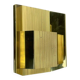 Large brass wall lamp by Vereinigte Werkstätten, 1980s