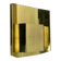 Large brass wall lamp by Vereinigte Werkstätten, 1980s