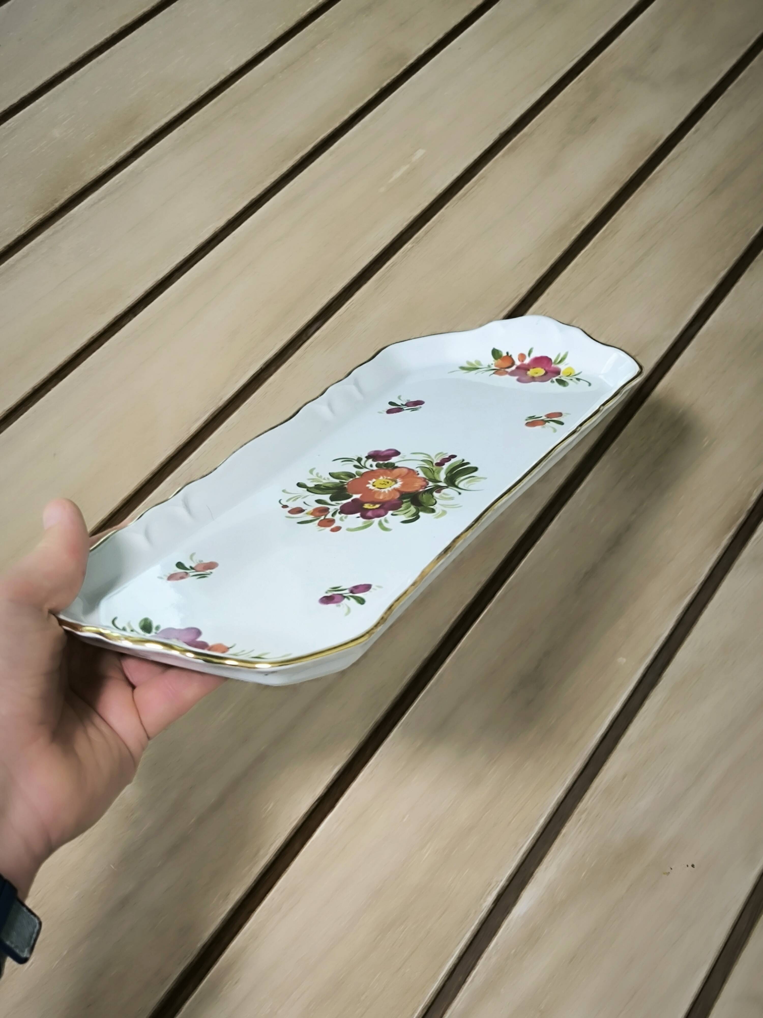 Revol porcelain tray