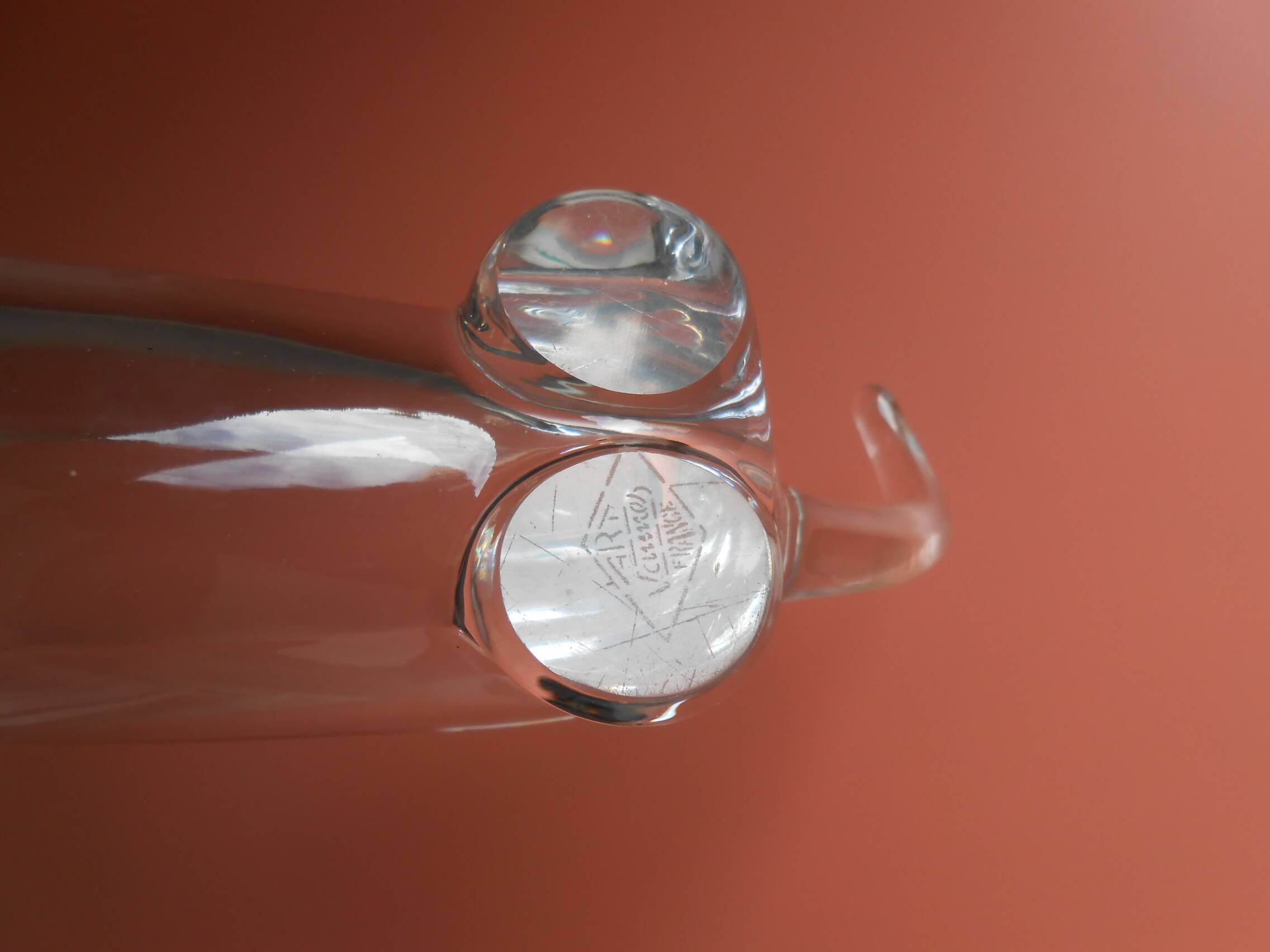 Dachshund crystal pocket tray Art Vannes