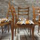 Set of 6 vintage Scandinavian chairs Bähre Mignon furniture 1960